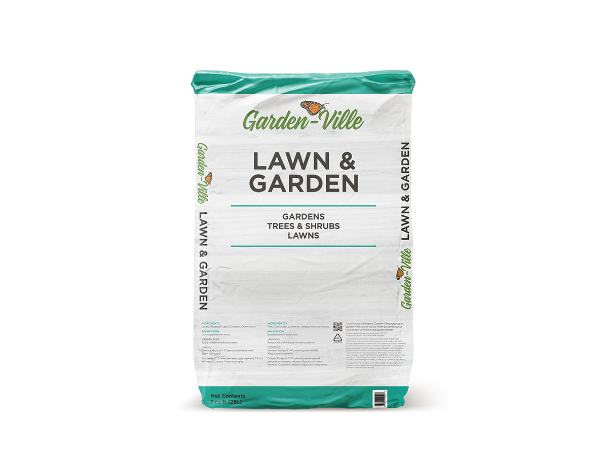 Bag of Garden-Ville Lawn & Garden soil blend