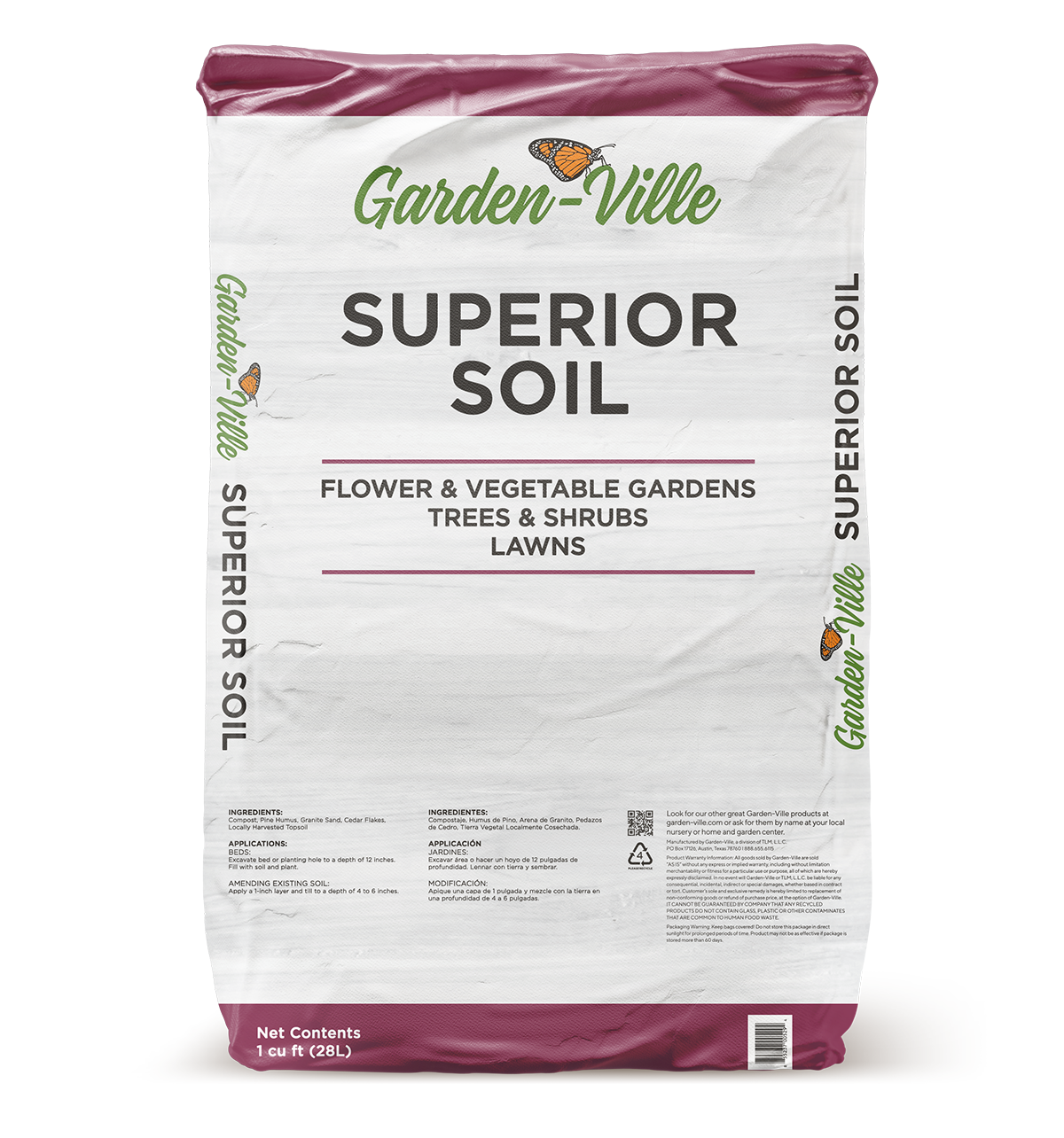 Bag of Garden-Ville Superior Soil