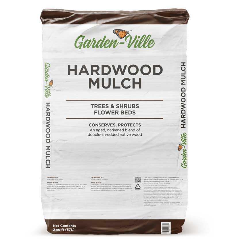 Bag of Garden-Ville Hardwood Mulch